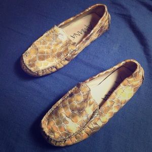 Kids animal print slip-on shoes